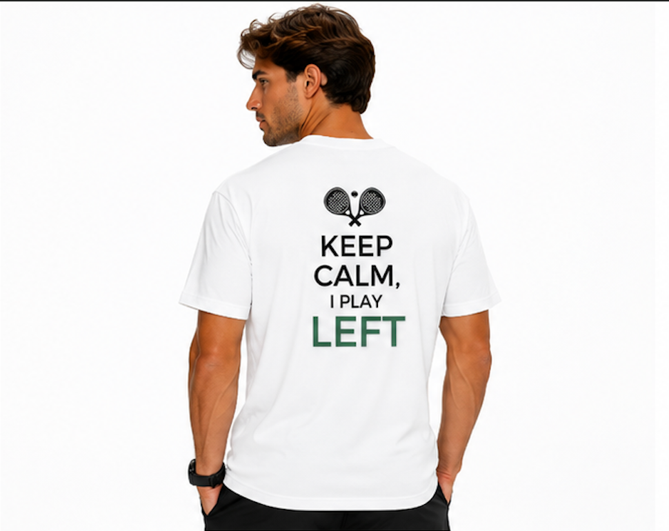 Oversized Herren-T-Shirt - Keep calm, I play left