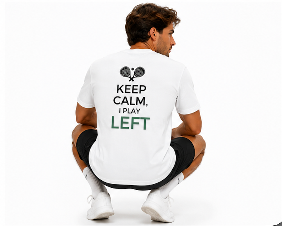 Oversized Herren-T-Shirt - Keep calm, I play left